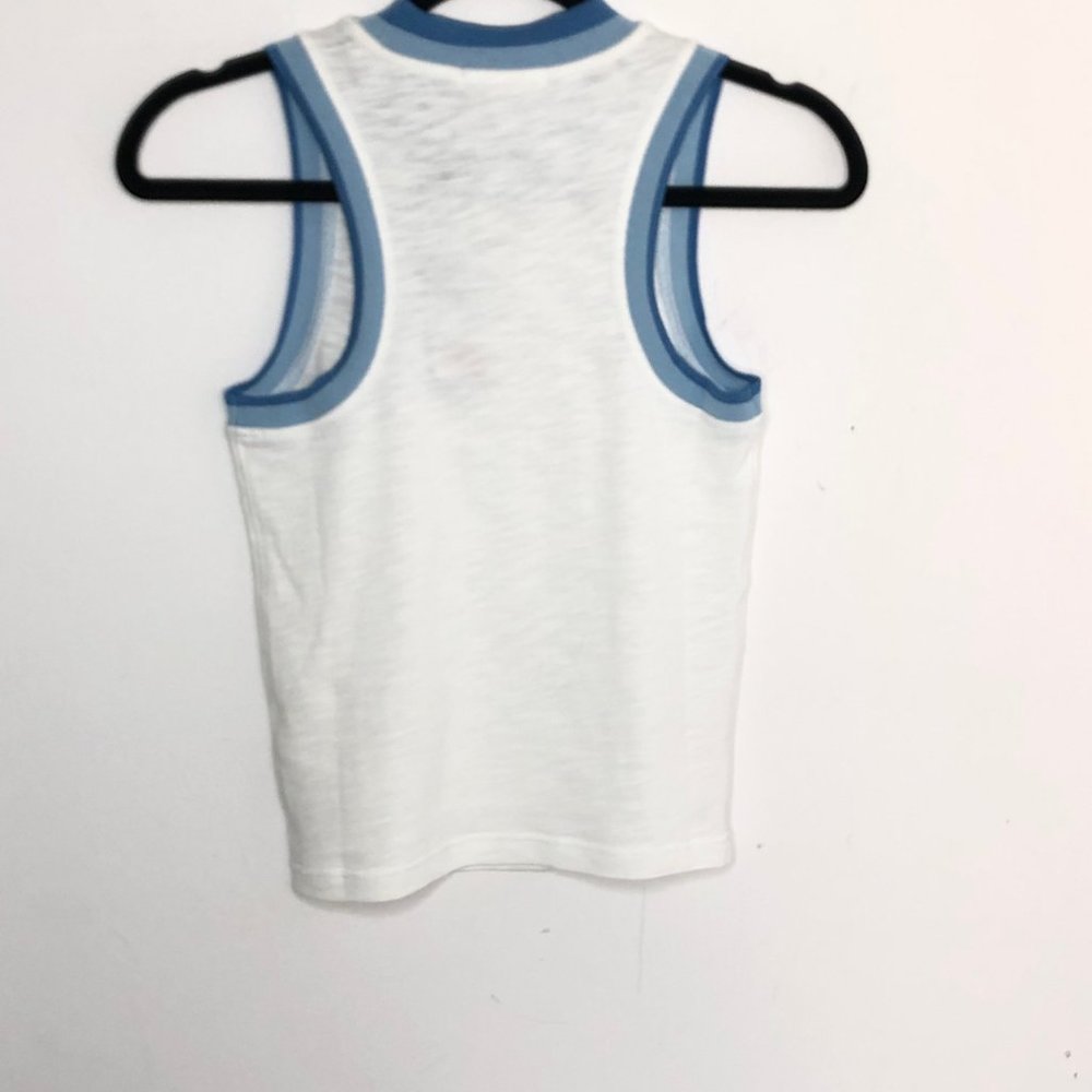RAG & BONE Jolie White Sleeveless Tank Top - Picture 6 of 8